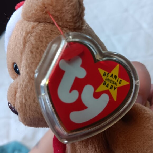 Ty beanie baby set of 2 - 1997 Teddy and 1996 Snowball with original tags - Picture 3 of 14